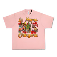 Salmon La Mama mas Chingona Urban Heavy Tee - texasbilliewilder