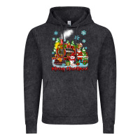 Vintage Black merry christmas polar express Vintage Hoodie - Zillion Design Studio