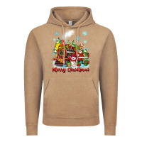 Vintage Coffee merry christmas polar express Vintage Hoodie - Zillion Design Studio