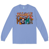 Colony Blue thankful mama holstein cow Long Sleeve Tee - RacoonDesign