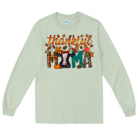Matcha thankful mama holstein cow Long Sleeve Tee - RacoonDesign