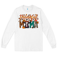 White thankful mama holstein cow Long Sleeve Tee - RacoonDesign