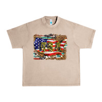 French Oak western america map usa Urban Heavy Tee - BarkalooDesign
