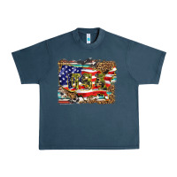 Midnight Navy western america map usa Urban Heavy Tee - BarkalooDesign