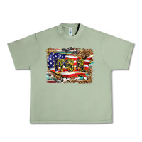 Oil Green western america map usa Urban Heavy Tee - BarkalooDesign