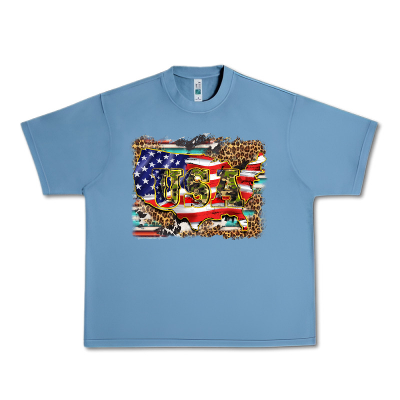 Western America Map Usa Urban Heavy Tee by BarkalooDesign | Teevron