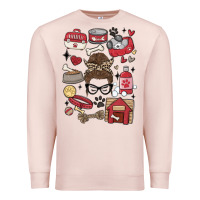 Pale Pink can't talk right now i'm busy doing dog mom Premium Sweatshirt - MaliasSmallBusiness