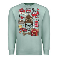 Seafoam can't talk right now i'm busy doing dog mom Premium Sweatshirt - MaliasSmallBusiness
