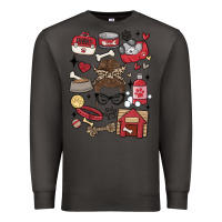 Smoke can't talk right now i'm busy doing dog mom Premium Sweatshirt - MaliasSmallBusiness
