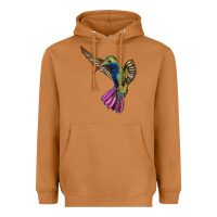 Meerkat Broad Billed Hummingbird Heavyweight Hoodie - LillyAllenDesigns