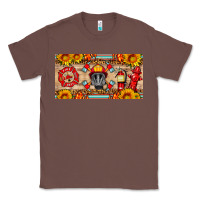 Chestnut firefighter air mask sunflower and elementary license plate Classic Tee - HRA Design Shop