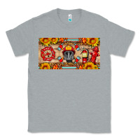 Heather Grey firefighter air mask sunflower and elementary license plate Classic Tee - HRA Design Shop