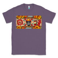 Lavender firefighter air mask sunflower and elementary license plate Classic Tee - HRA Design Shop