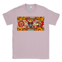 Lilac firefighter air mask sunflower and elementary license plate Classic Tee - HRA Design Shop