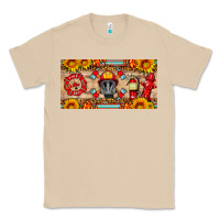 Mushroom firefighter air mask sunflower and elementary license plate Classic Tee - HRA Design Shop
