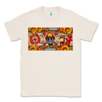 Natural firefighter air mask sunflower and elementary license plate Classic Tee - HRA Design Shop