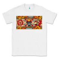 White firefighter air mask sunflower and elementary license plate Classic Tee - HRA Design Shop