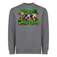 Storm St Patricks Day Lucky Heifers Heavyweight Sweatshirt - RanaPortraitStore