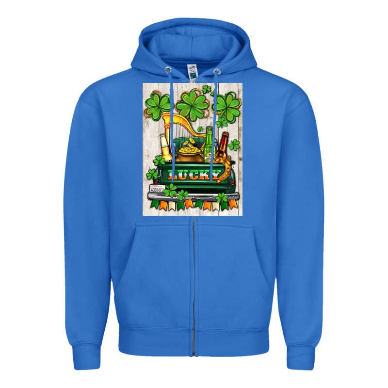 Lucky Truck Zipper Hoodie by AdoDesignShop | Teevron