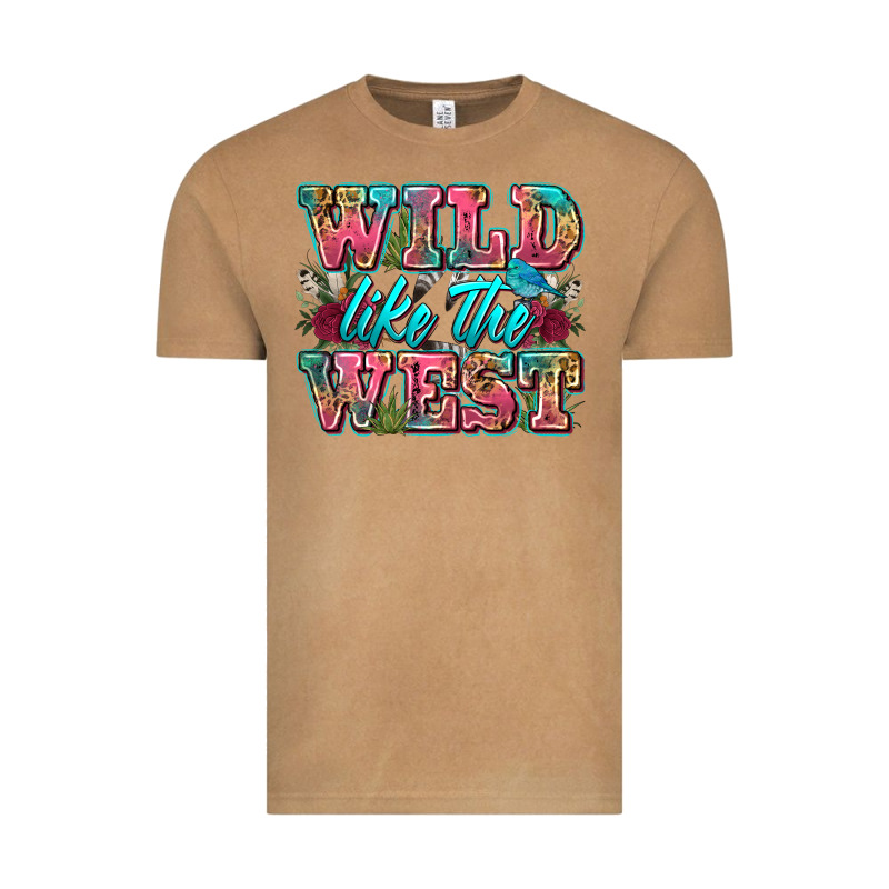 Wild Like The West Vintage Tee by Zillion Design Studio | Teevron