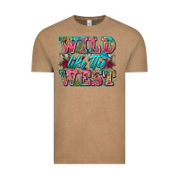 Vintage Coffee wild like the west Vintage Tee - Zillion Design Studio