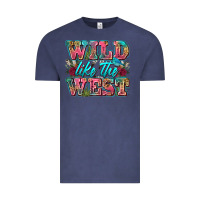 Vintage Denim wild like the west Vintage Tee - Zillion Design Studio