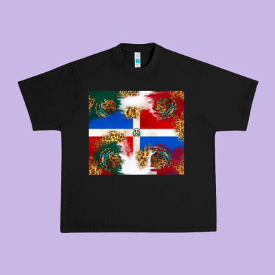 Mexican And Dominican Republic Urban Heavy Tee Designed By Texasbilliewilder