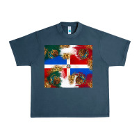 Midnight Navy Mexican and Dominican Republic Urban Heavy Tee - texasbilliewilder