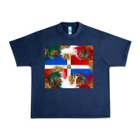 Navy Mexican and Dominican Republic Urban Heavy Tee - texasbilliewilder
