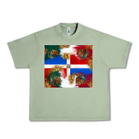 Oil Green Mexican and Dominican Republic Urban Heavy Tee - texasbilliewilder