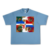 Pebble Blue Mexican and Dominican Republic Urban Heavy Tee - texasbilliewilder