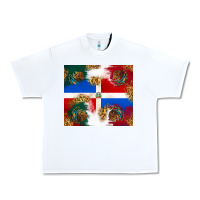 White Mexican and Dominican Republic Urban Heavy Tee - texasbilliewilder