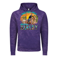 Cloud Purple sometimes fancy always ranchy Vintage Hoodie - texasbilliewilder