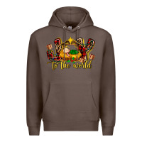 Coffee Baby Jesus Joy To The World Premium Hoodie - MaliasSmallBusiness