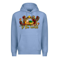 Colony Blue Baby Jesus Joy To The World Premium Hoodie - MaliasSmallBusiness