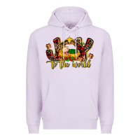 Lilac Baby Jesus Joy To The World Premium Hoodie - MaliasSmallBusiness
