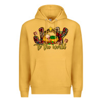 Mustard Baby Jesus Joy To The World Premium Hoodie - MaliasSmallBusiness