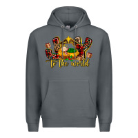 Rock Baby Jesus Joy To The World Premium Hoodie - MaliasSmallBusiness