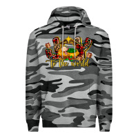 Slate Camo Baby Jesus Joy To The World Premium Hoodie - MaliasSmallBusiness
