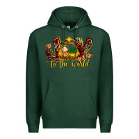 Sports Green Baby Jesus Joy To The World Premium Hoodie - MaliasSmallBusiness