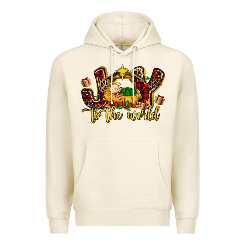 Baby Jesus Joy To The World Premium Hoodie by MaliasSmallBusiness | Teevron