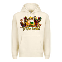 Tofu Baby Jesus Joy To The World Premium Hoodie - MaliasSmallBusiness