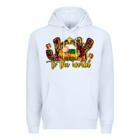White Baby Jesus Joy To The World Premium Hoodie - MaliasSmallBusiness