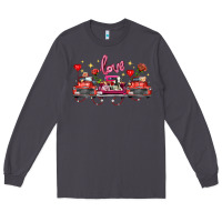 Smoke valentine's day farm trucks farm animals Long Sleeve Tee - FaDigitalArtStudio
