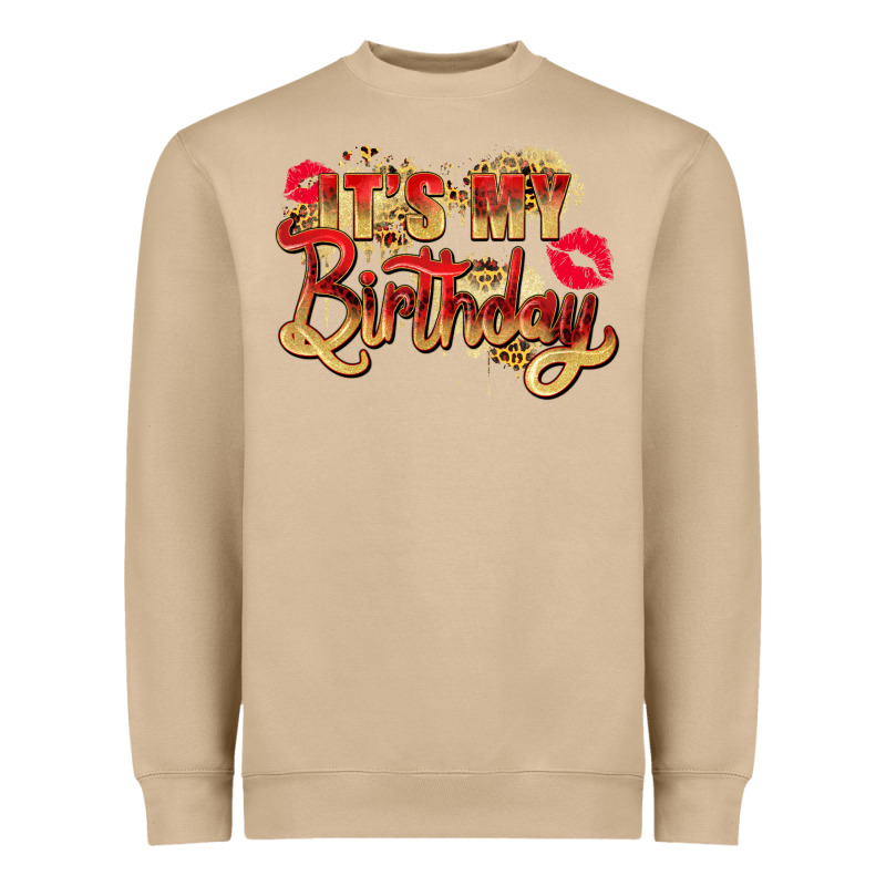 It's My Birthday Heavyweight Sweatshirt by Zillion Design Studio | Teevron