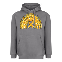 Storm childhood cancer awareness rainbow (1) Heavyweight Hoodie - Jasminsmagicworld