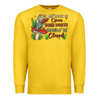 Lemon if my book is open your mouth should be closed malia Premium Sweatshirt - MaliasSmallBusiness