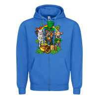 True Royal little cows and st patricks party Zipper Hoodie - AdoDesignShop