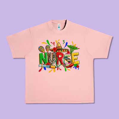 Cinco De Mayo Nurse Urban Heavy Tee Designed By Zillion Design Studio