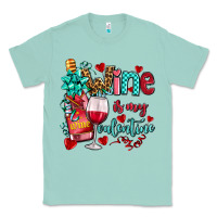 Seafoam wine is my valentine olivia Classic Tee - OliviaCreatesArt